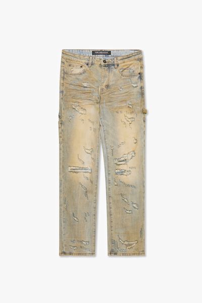 "CAESAR" LIGHT VINTAGE WASH DENIM JEAN