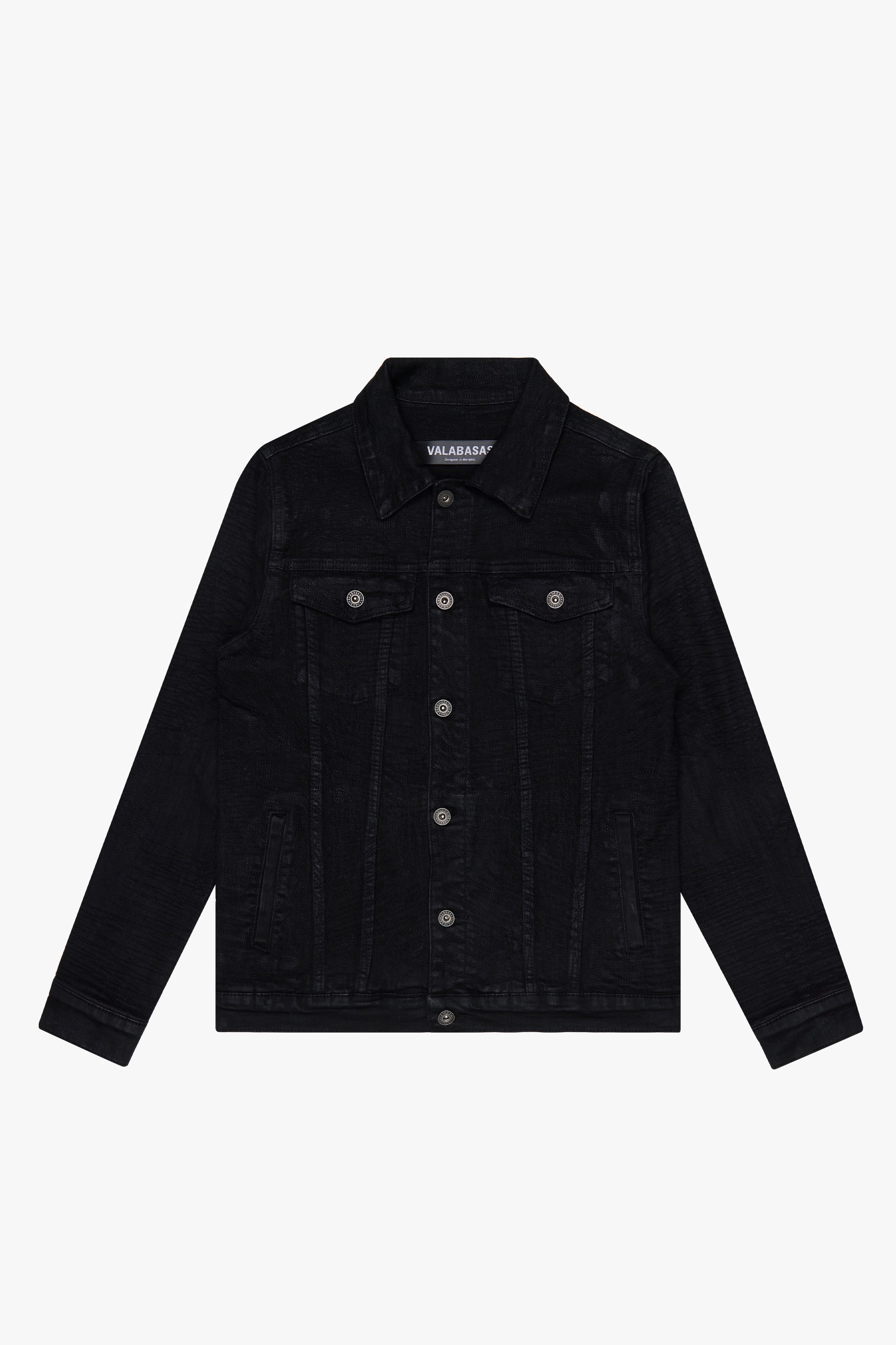 "CIPHER" JET BLACK JACKET