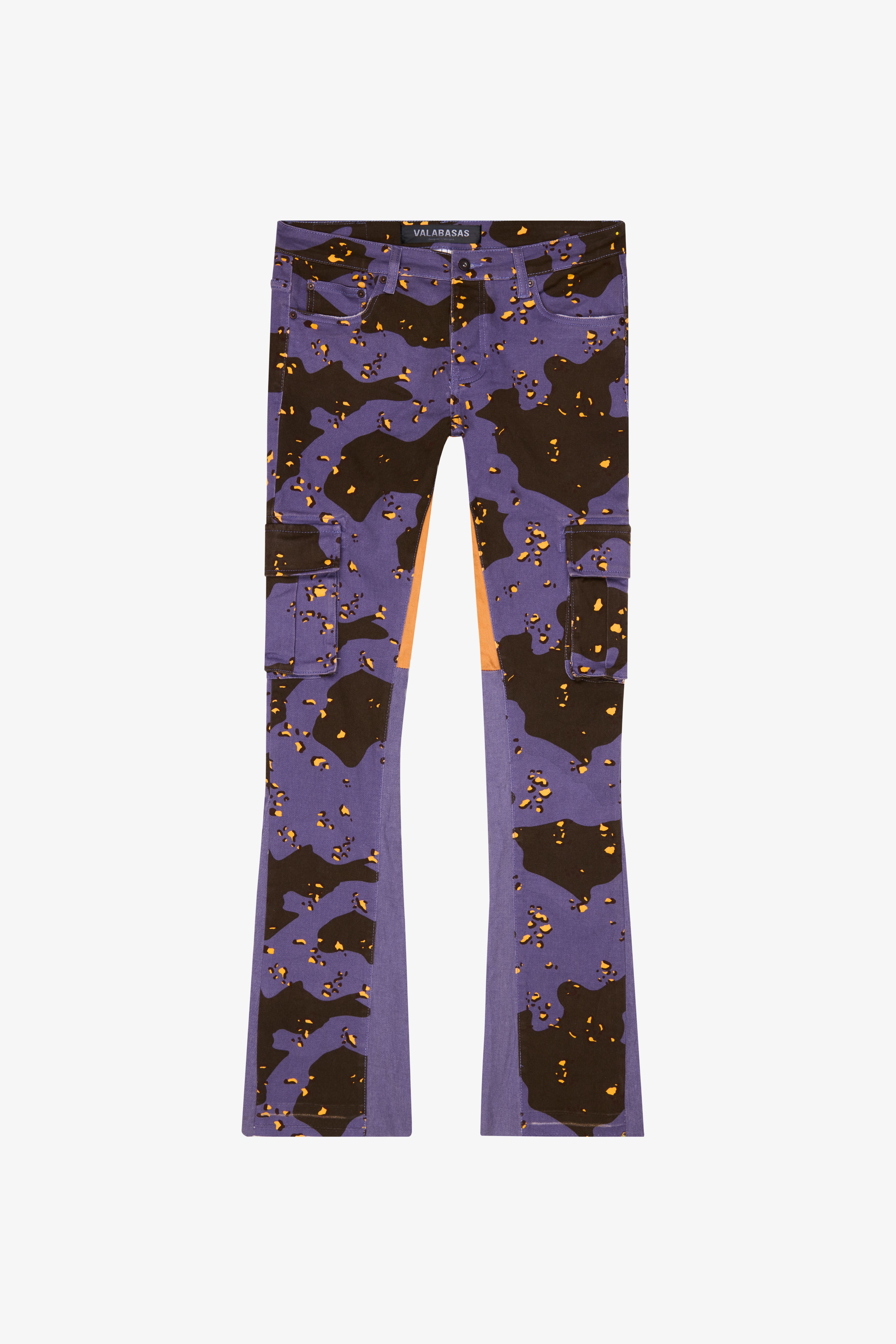 "COMMANDER " AUTUMN HAZE STACKED FLARE JEAN