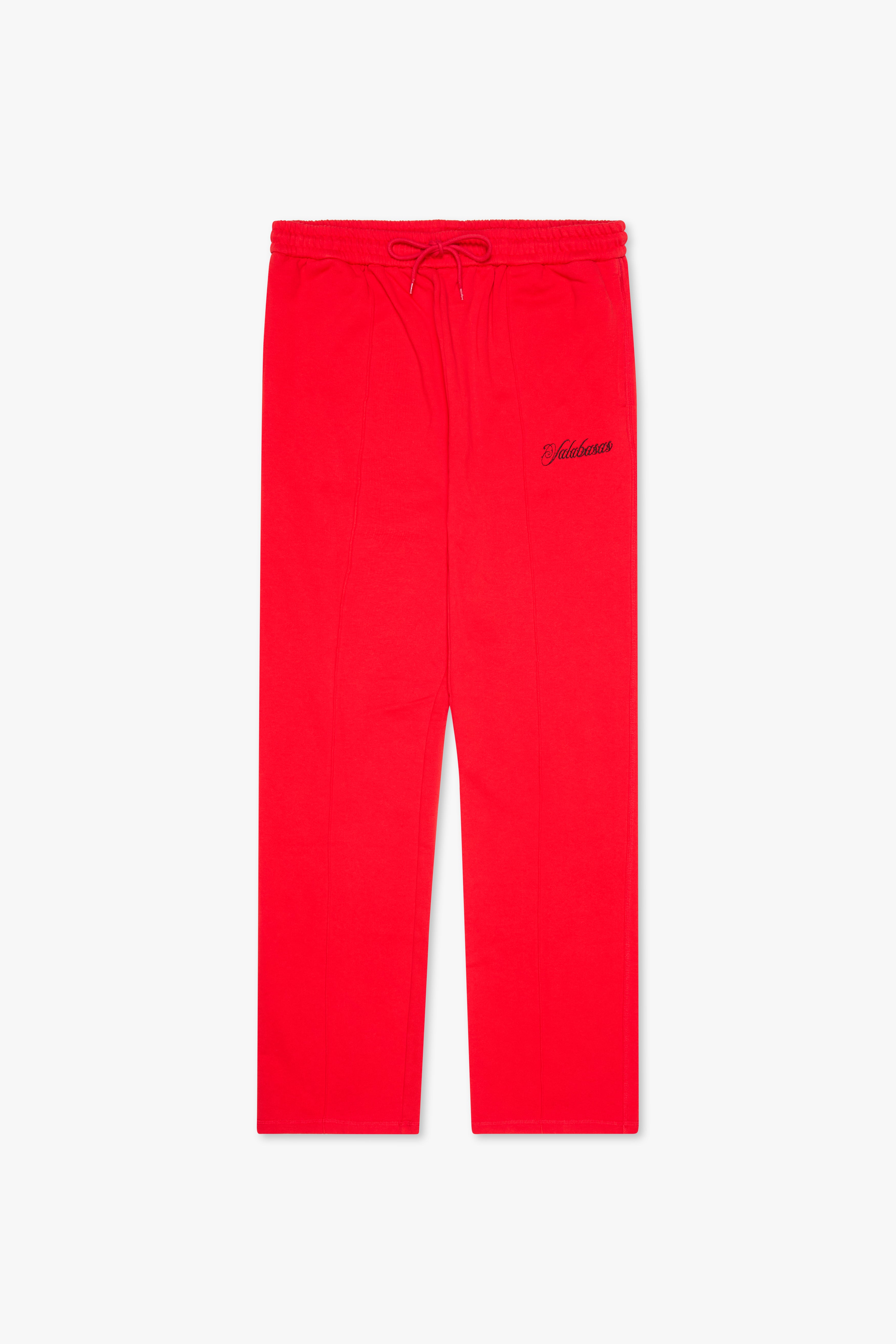 "ACE" RED STRAIGHT PANT