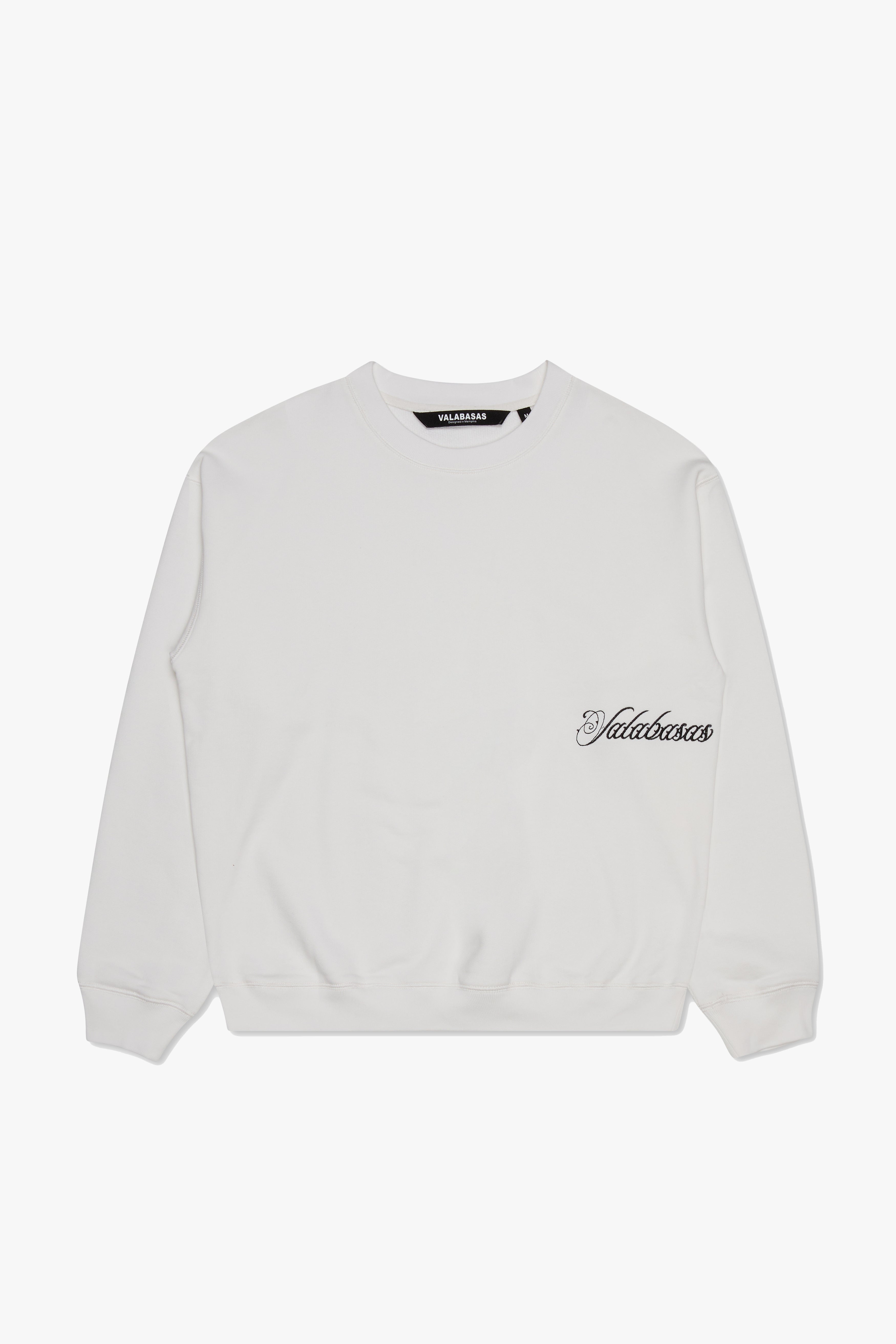 "ALLOY" WHITE CREW NECK