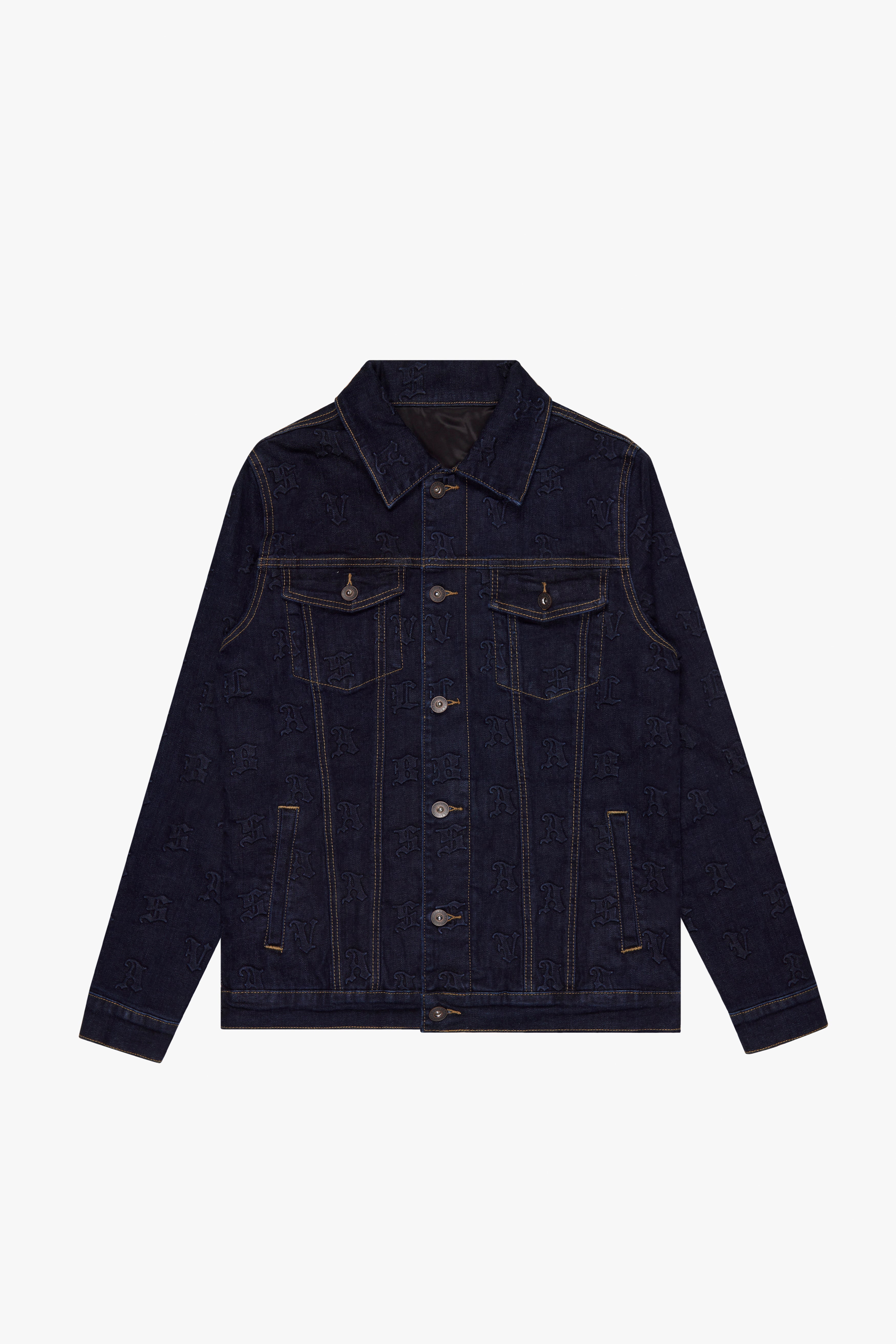 "SNOWLINE" DARK BLUE DENIM JACKET