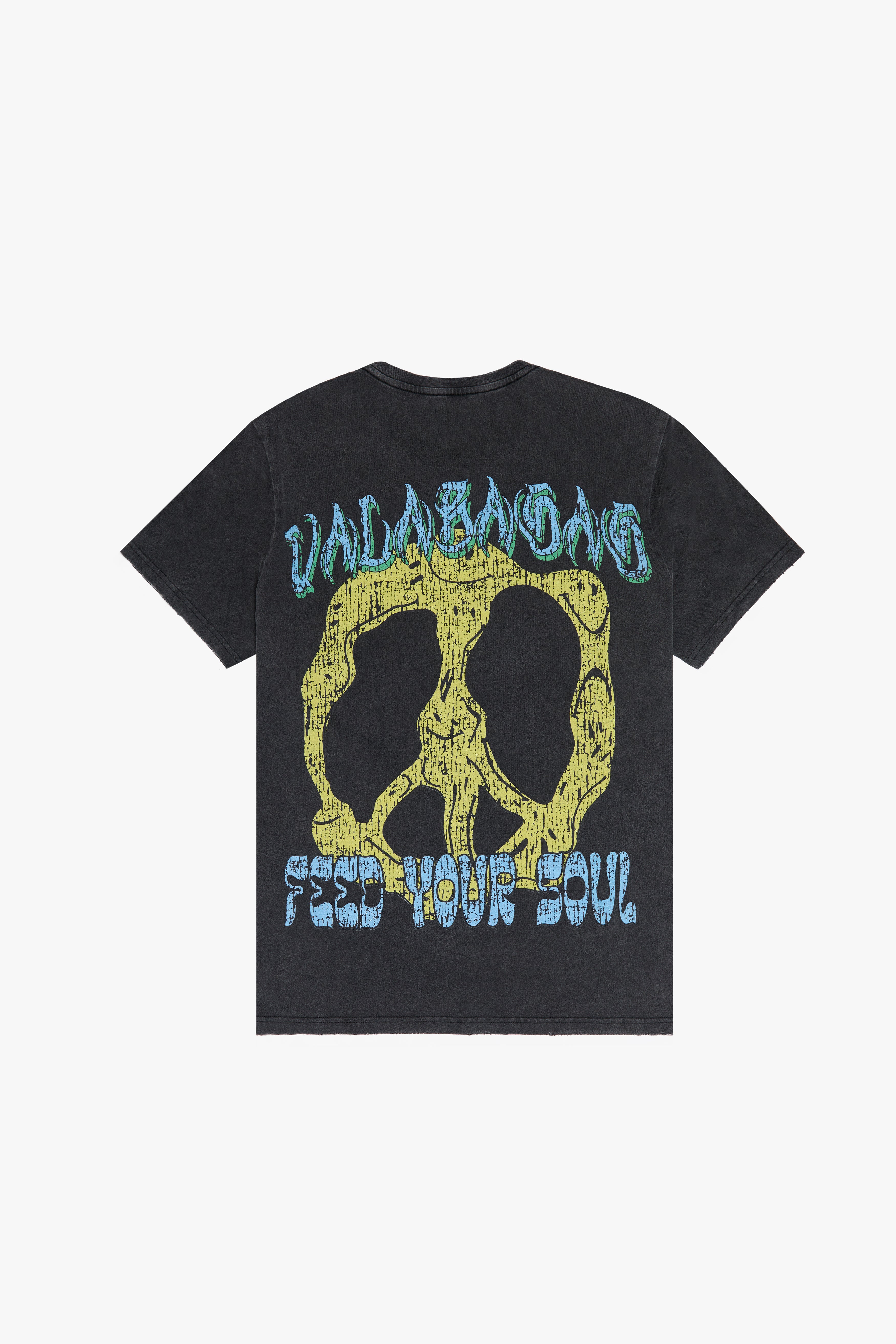 "SOUL FOOD" VINTAGE BLACK TEE