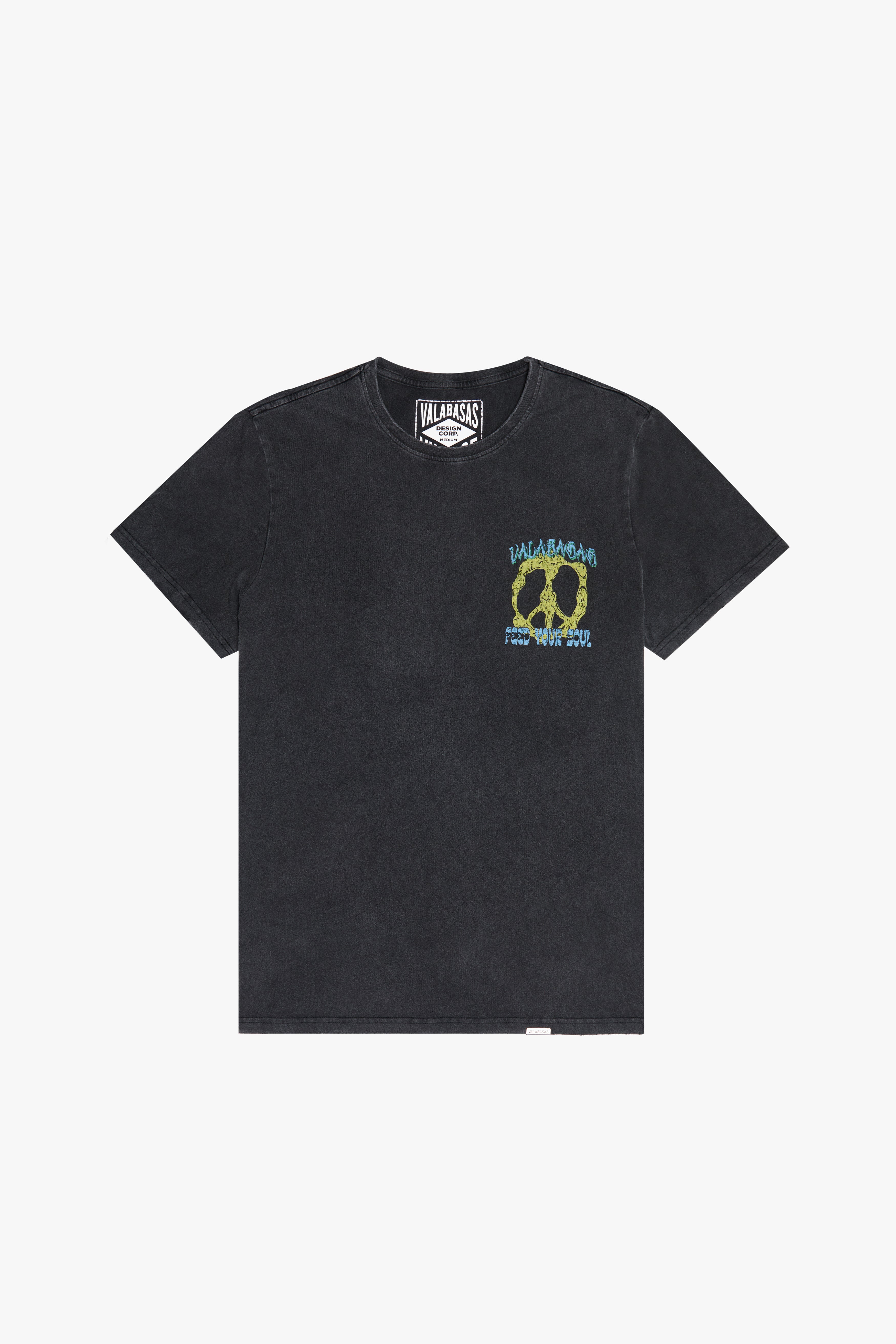 "SOUL FOOD" VINTAGE BLACK TEE