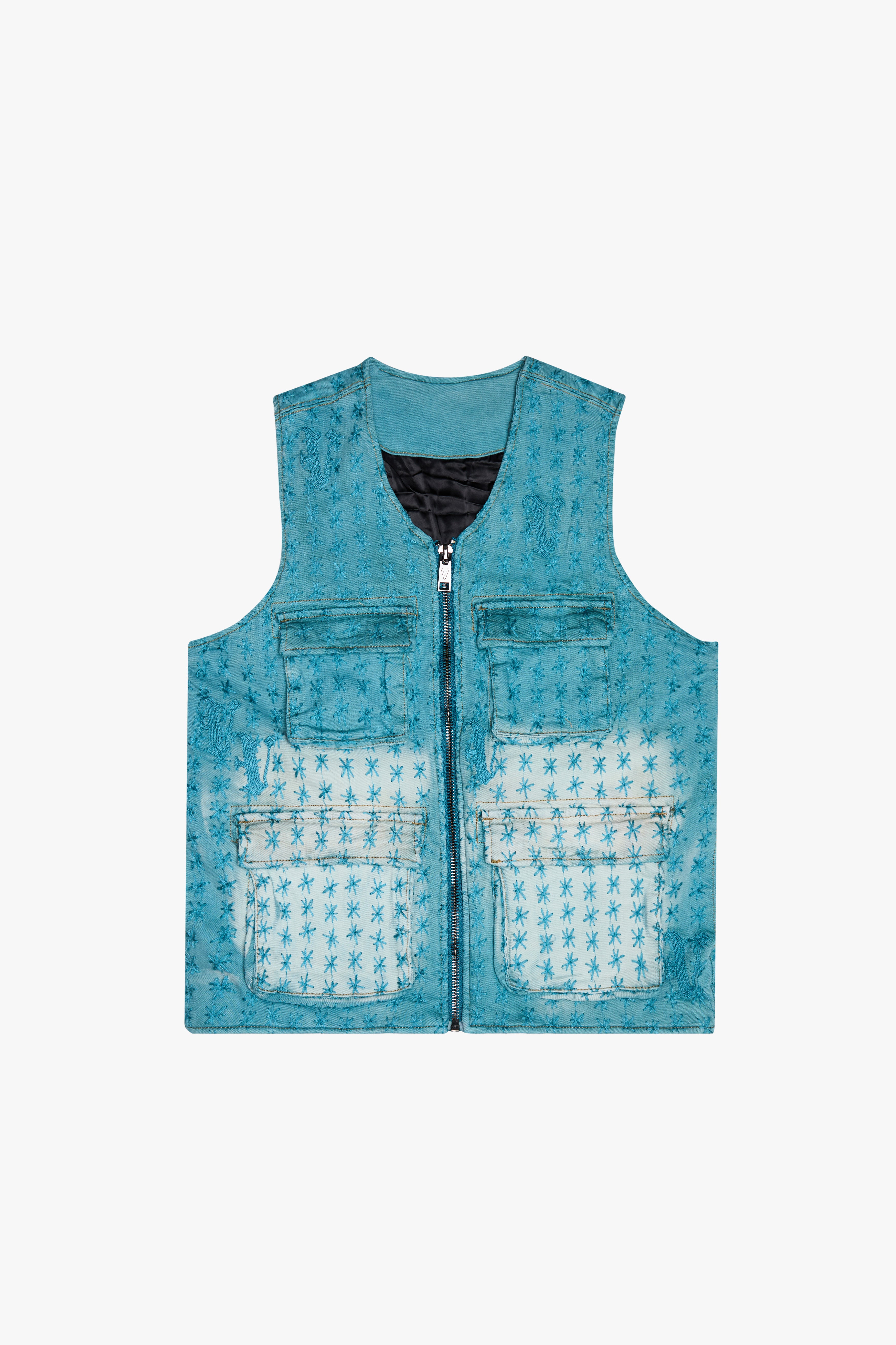 "STARLET" LT.BLUE/BLUE VEST